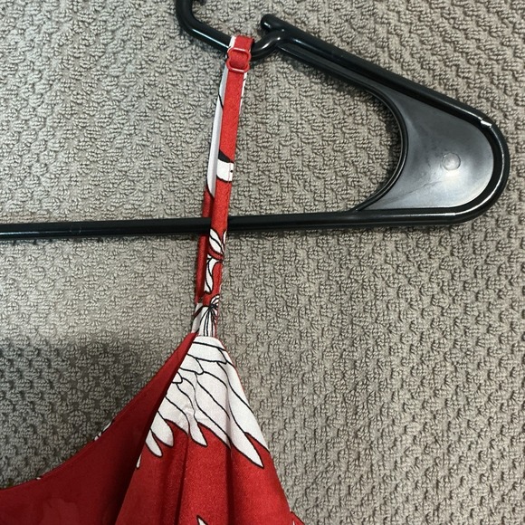 Express Women's LOT (1) Floral Thong Bodysuit & (1) Halter Coral Blouse Sz Small - Picture 13 of 16